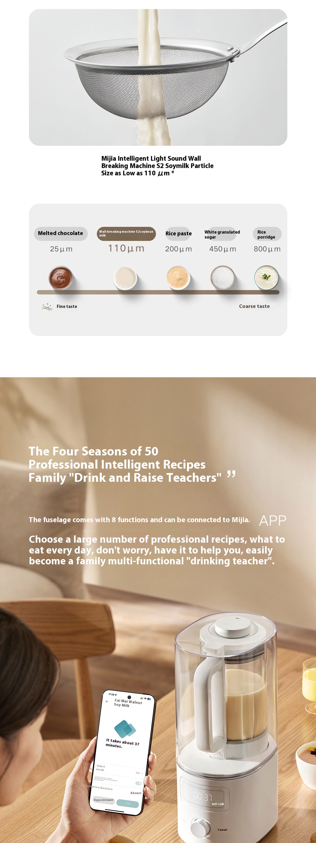 XIAOMI-MIJIA-Smart-Blender-S2-Quiet-Machine-Kitchen-Blenders-Juicer-Food-Processors-Soybean-Milk-Mac-2026973